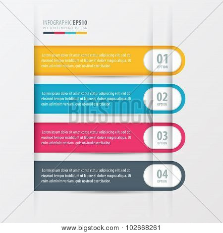 Rounded, Modern Infographics Banner.