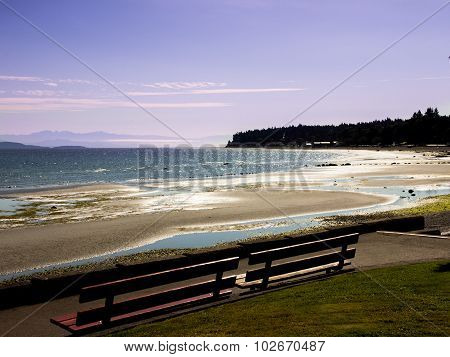 Benches And Beach