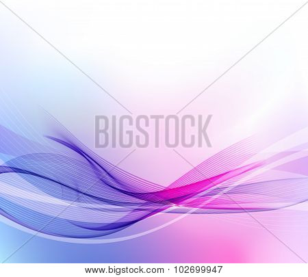 Abstract background with color wave
