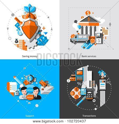 Banking Concept Icons