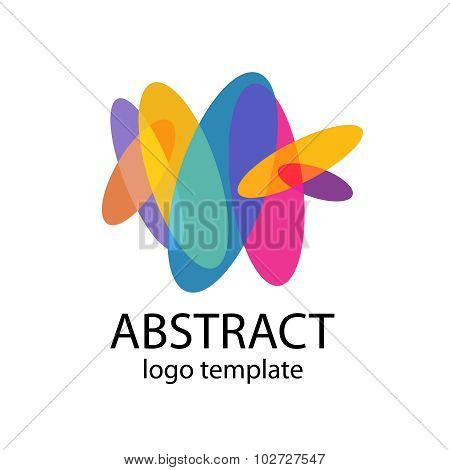 Abstract Colorful Shapes Logo Template