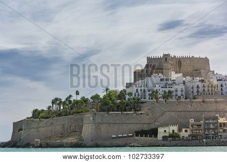 The castle of Peniscola, in Spain.