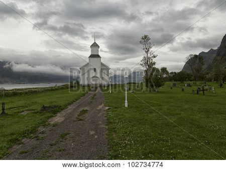 Walkway to the church