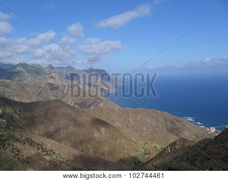 The coast of the Atlantic ocean, Tenerife, Canary Islands