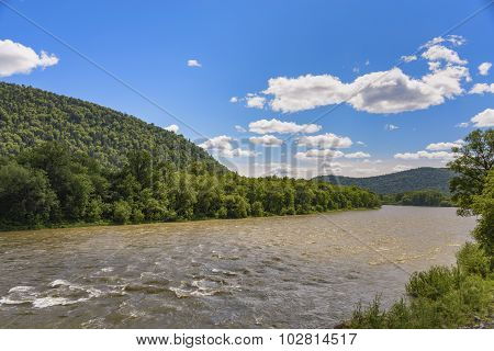 Fast for a mountain river.