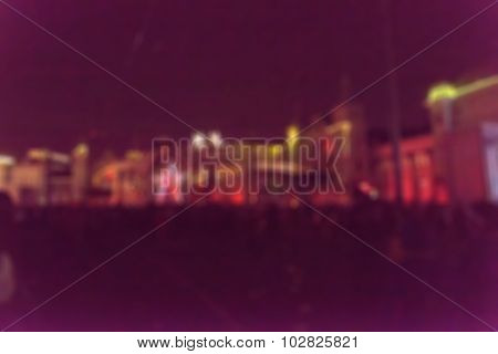 Light projection festival theme blur background