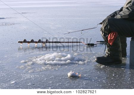 Ice fishing