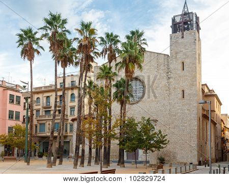 Girona. Constitution Square.