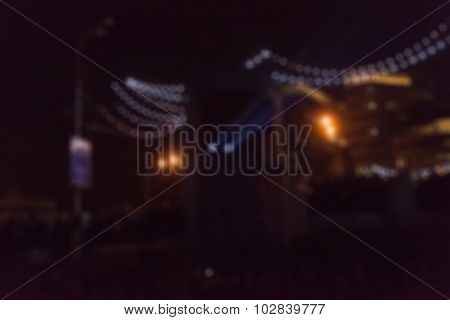 Light projection festival theme blur background