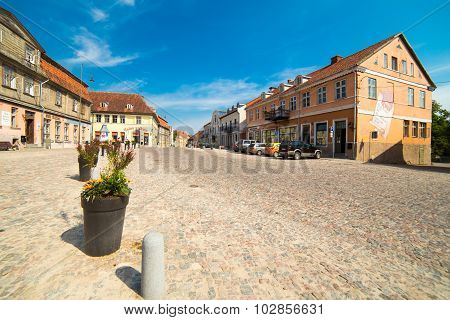 streets and houses of old historic town
