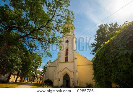 old church at old historic town