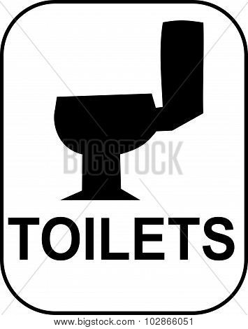 toilets sign
