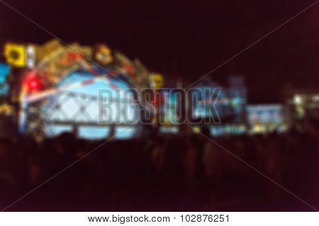 Light Projection Festival Theme Blur Background