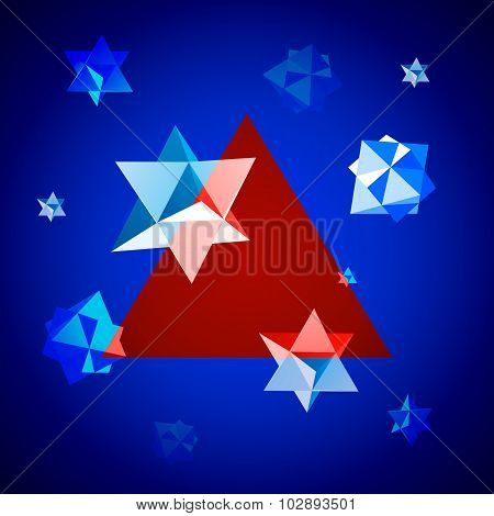 Abstract Futuristic Space Background