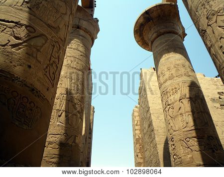 Valley of the king viene of ruins in egypt