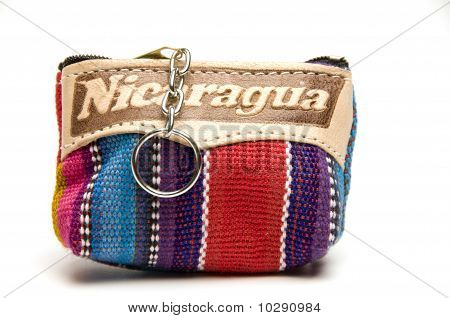 Souvenir Nyckelknippa förändring handväska i Nicaragua
