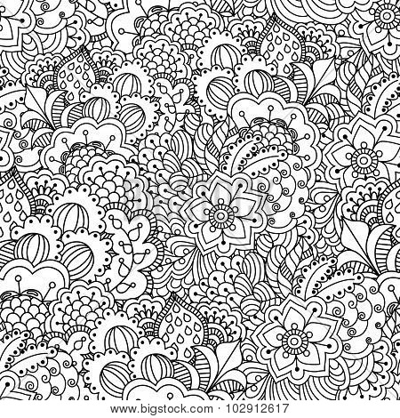 Seamless black and white background.