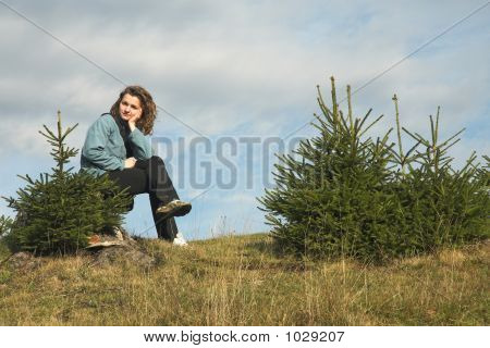 Ragazza In abete