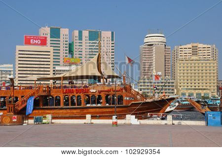 Dubai Creek in Dubai, UAE