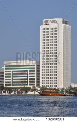 Dubai Creek in Dubai, UAE