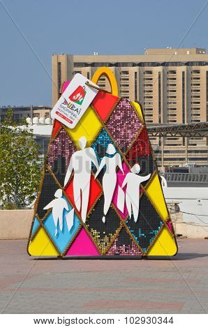 Dubai Shopping Festival (DSF) exhibits at Dubai Creek in Dubai, UAE