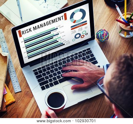 Risk Management Unsteady Safety Security Concept