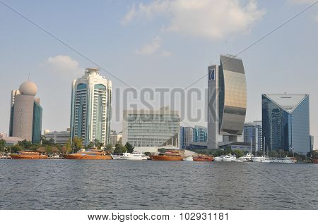 Dubai Creek in Dubai, UAE