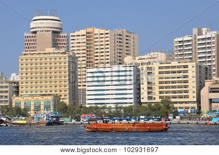 Dubai Creek in Dubai, UAE
