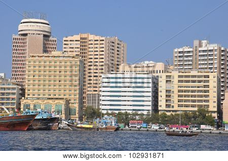 Dubai Creek in Dubai, UAE