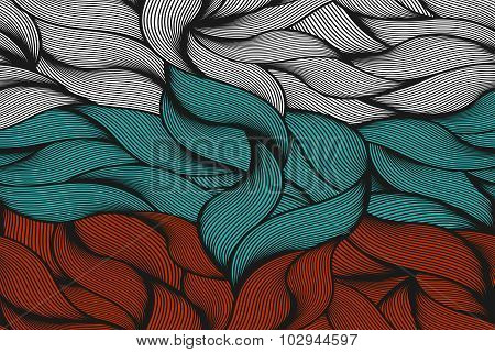 Russian flag pattern.