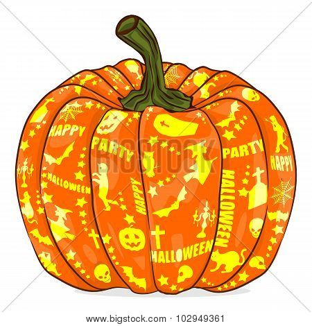 Isolated Pumpkin lantern