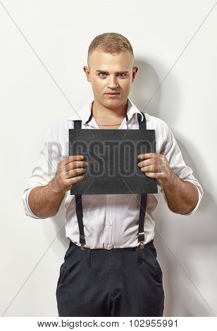 Mugshot Of Handsome Man