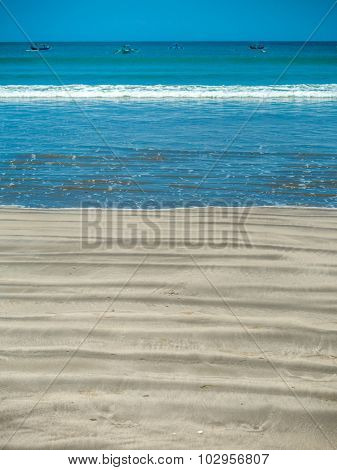 Kuta beach in Bali Indonesia