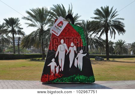 Dubai Shopping Festival (DSF) exhibits at Dubai Creek in Dubai, UAE