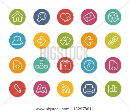 Web Navigation Icons // Printemps Series