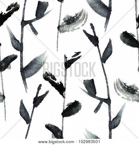 Sumi-e pattern