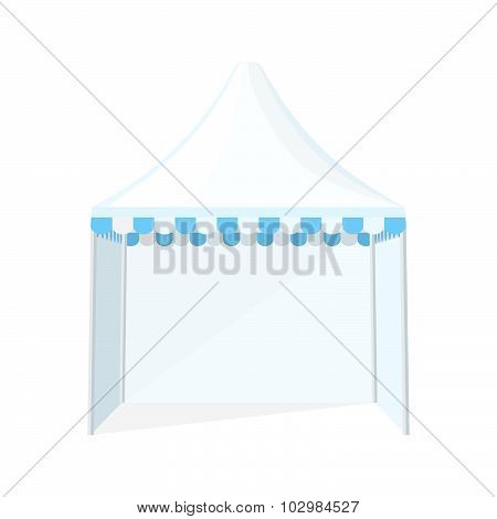 Folding Tent Marquee Illustration.