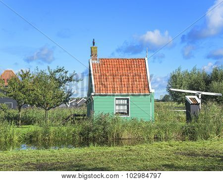 Traditional Dutch village.