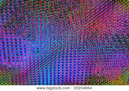 surrealistisch abstract beeld met felle kleuren