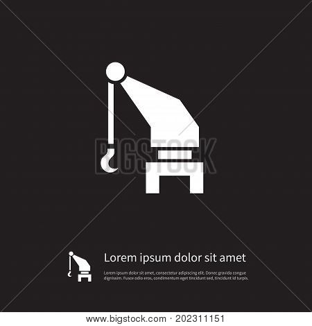 Industry Vector Element Can Be Used For Lifting, Industry, Hoisting Design Concept.  Isolated Lifting Icon.