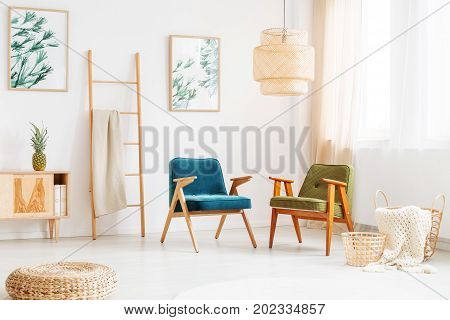Bright Room With Vintage Chairs
