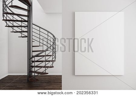 Interior With Empty Poster