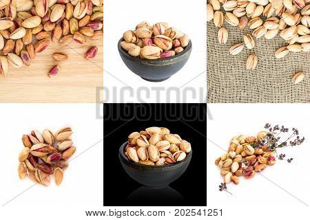 Inshell Pistachios And Peeled Pistachios