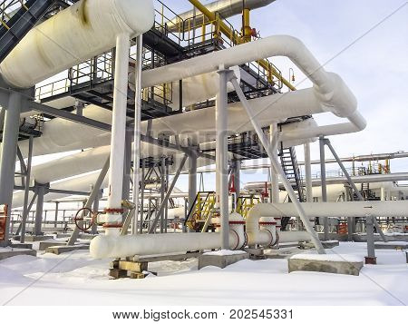 The End Phase Divider Is Tubular. Equipment For Separating Water From Oil. Equipment Oil Fields Of W