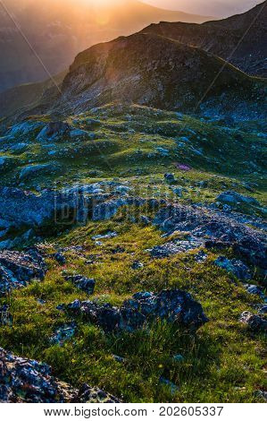 Alpine Lake Among The Rocks, Arhyz, Russian Federation