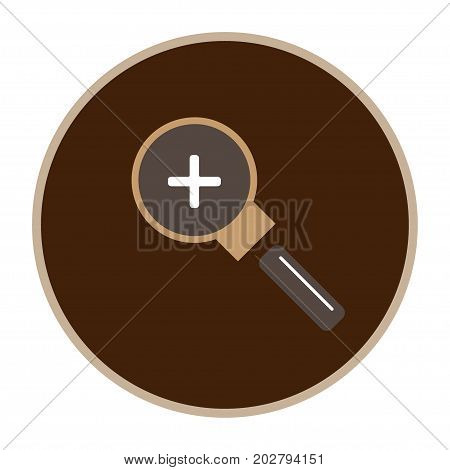 zoom icon, vector logo for your design, symbol, application, website