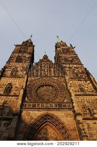 Saint Lorenz Also Called Lorenzkirche In German Language Is A Me