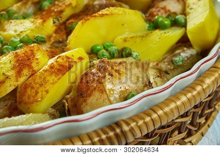 Italian-american Chicken Vesuvio