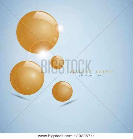 Esfera 3D abstrata