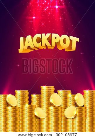 Jackpot In The Form Of Gold Coins.